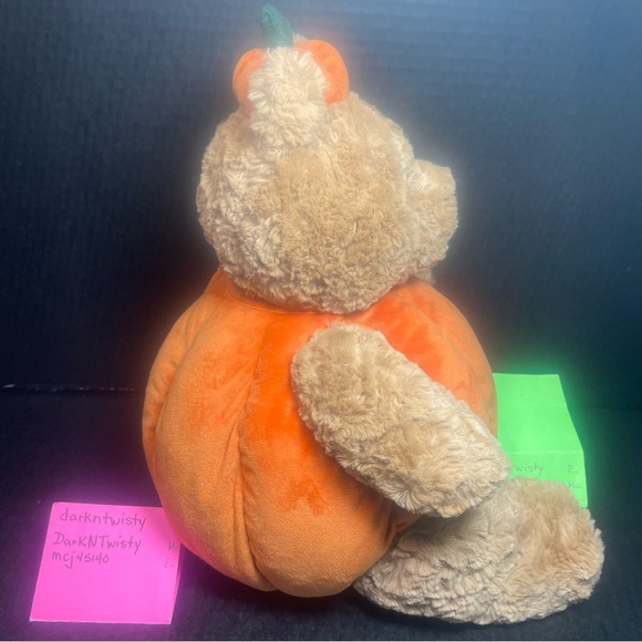 RETIRED BNWT JELLYCAT BARTHOLOMEW BEAR PUMPKIN PRICE VERY FIRM NO OFFERS PLEASE - Picture 8 of 16